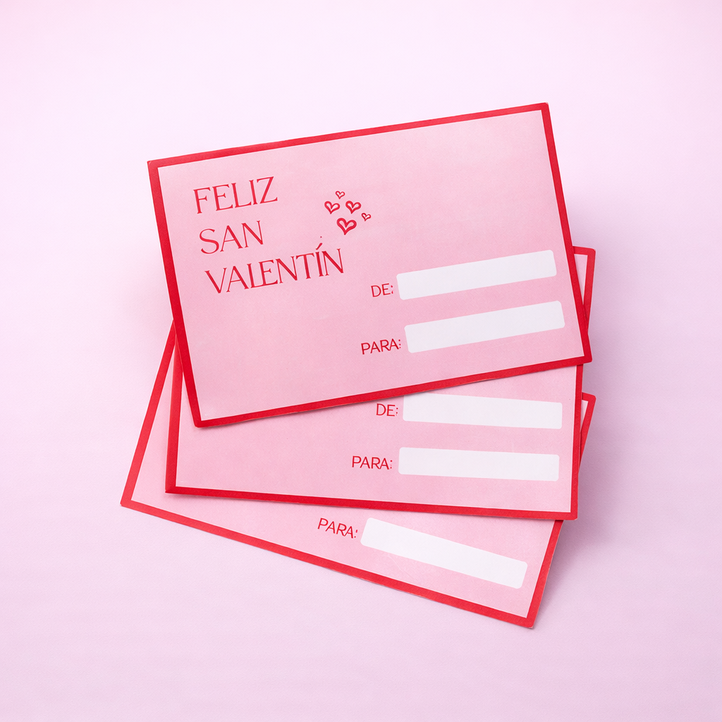 Tags San Valentín Rectangulares (contiene 25 unidades) - TAGSV2