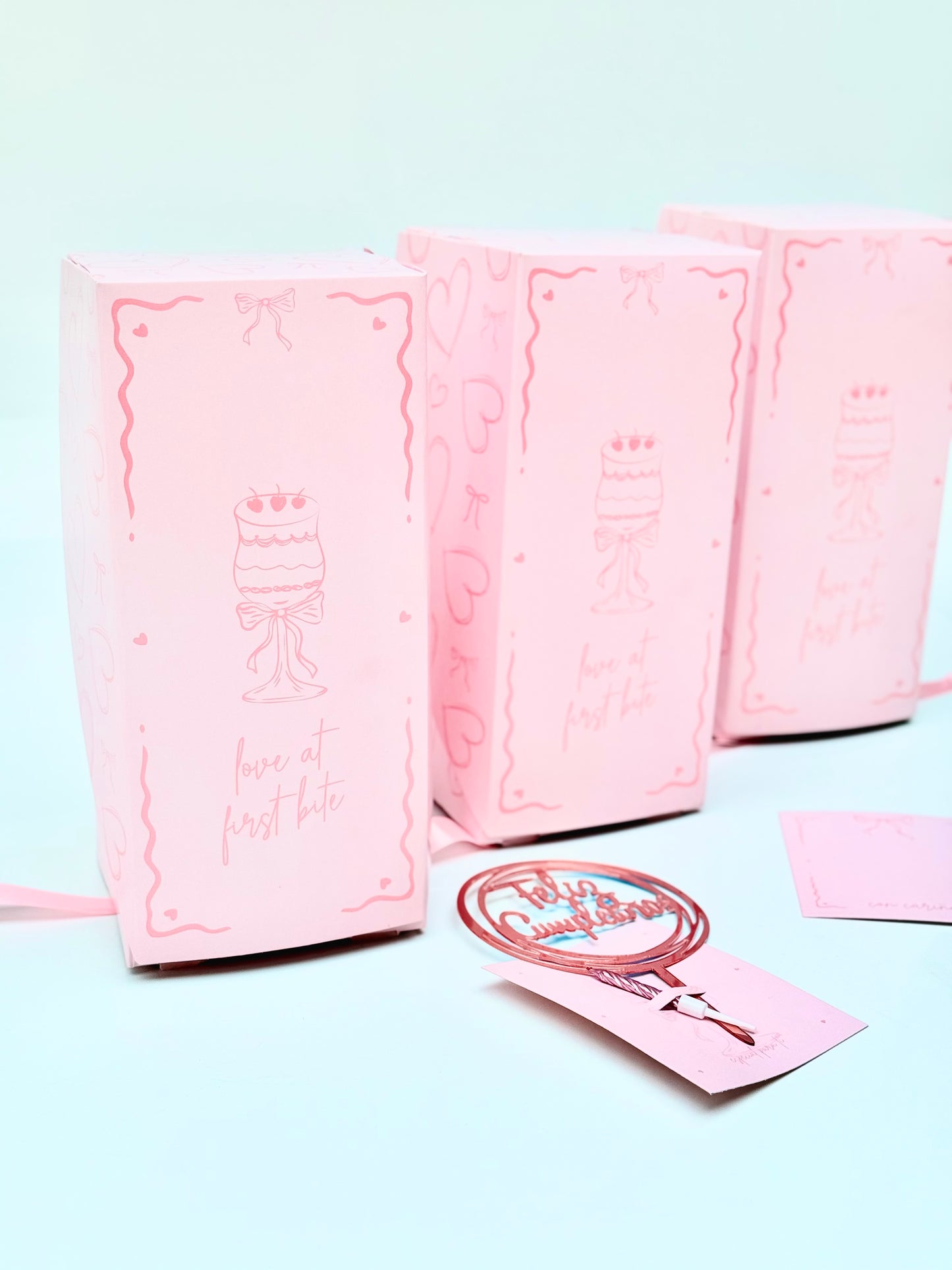 Caja 11,5x11,5x26cm - para copa Rosa