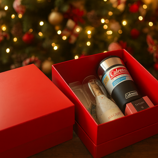 Caja 25x25x10cm Doble Pared Rojo - COD 640862