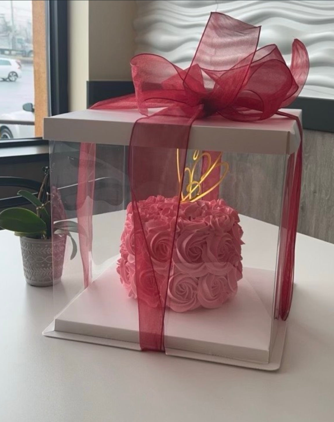 CAJA 26x26x18cm TRANSPARENTE - COD 640767