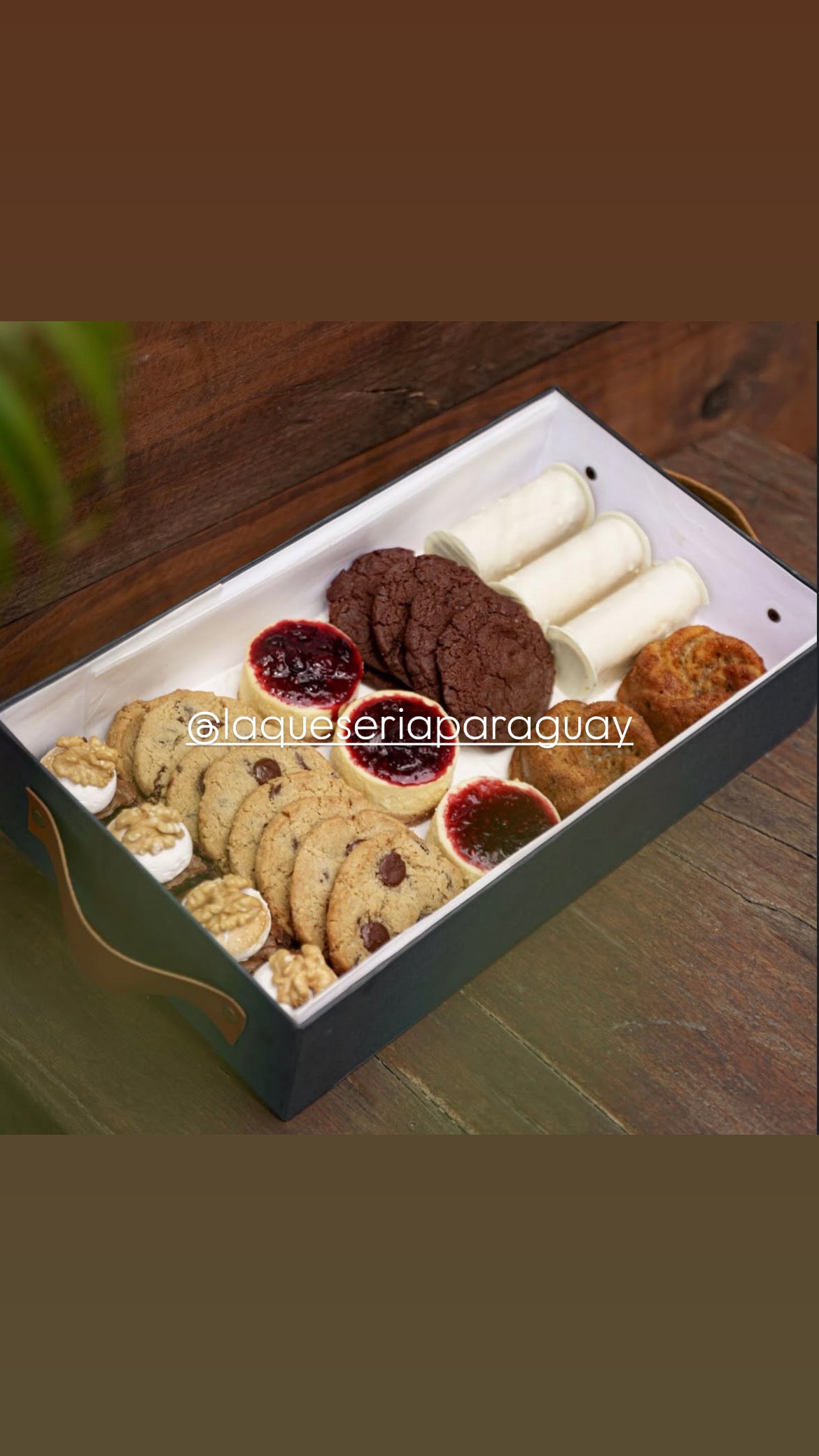 Bandeja Premium 35x20x7cm c/ Cuerina