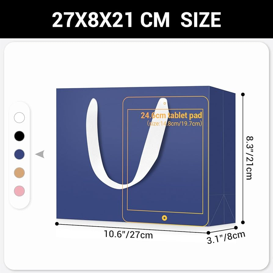 Bolsa Negro de Lujo - 27x8x21cm