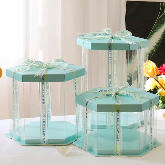 HEXAGONAL 21.5x21.5x16cm TIFFANY - COD 642401