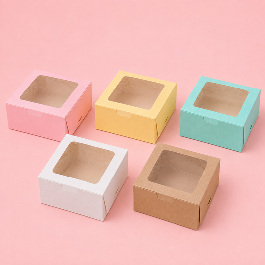 CAJA 12X12X6.5CM CON VISOR