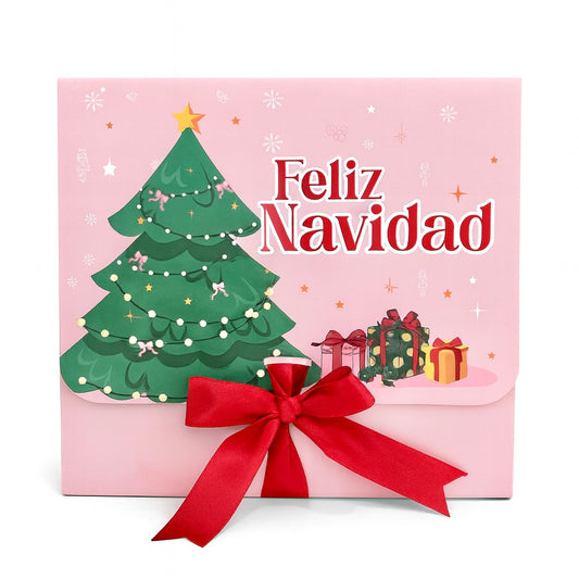 Caja Lazo 27x24x8.5cm Rosa - COD 642272