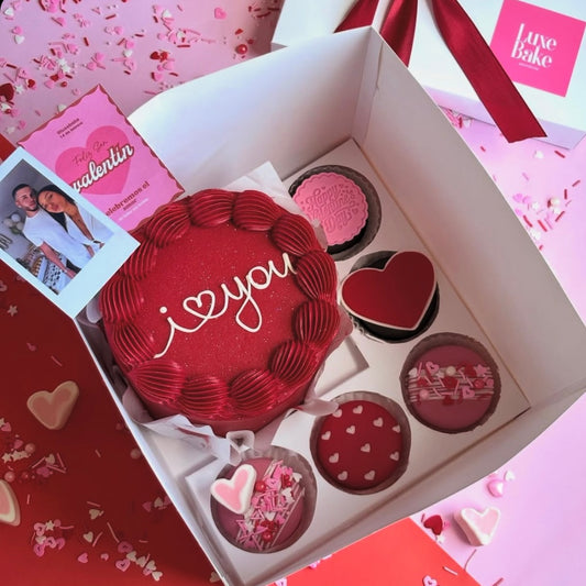 VIS15-D - Caja p/ Mini torta + 5 cupcakes - cod 641094