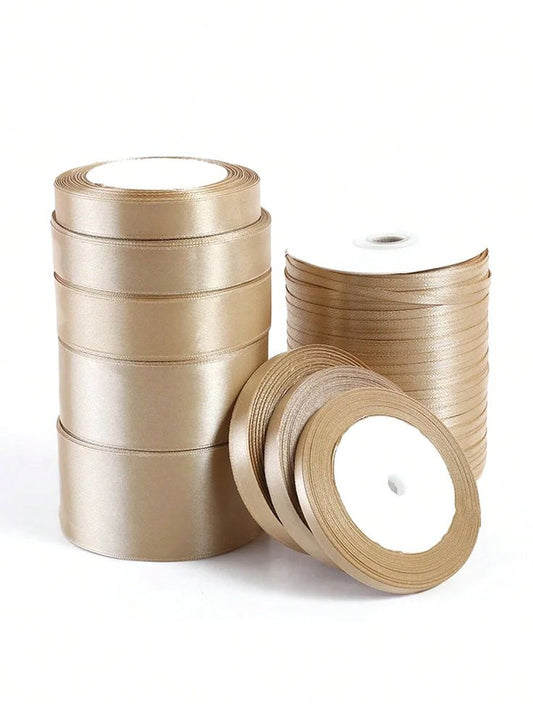 CINTA RASO 1.5CM X 20 METROS - Champange Oscuro cod- 8072