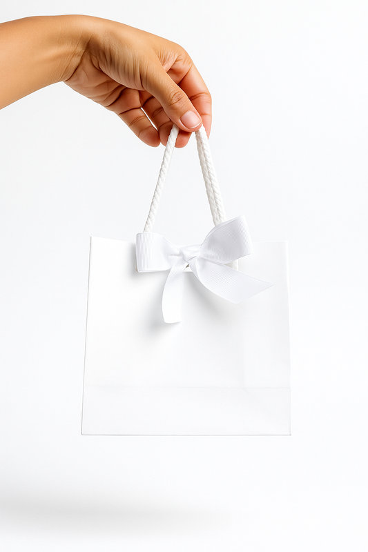 Bolsa Mini 14.5x8x14.5cm Blanco