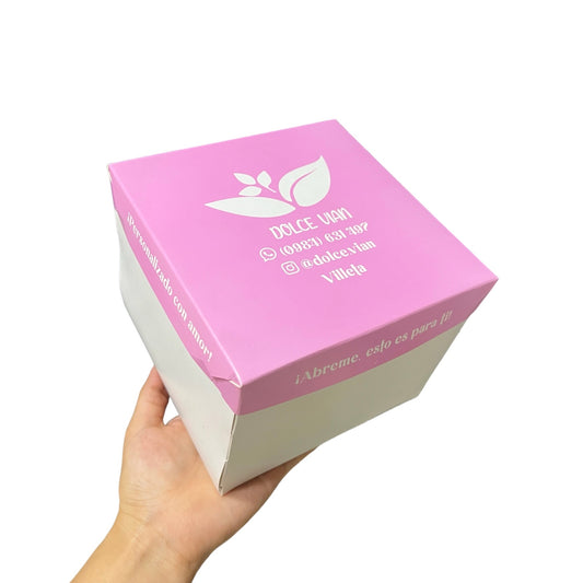Packaging personalizado 15x15x8.5cm - Impreso a un color