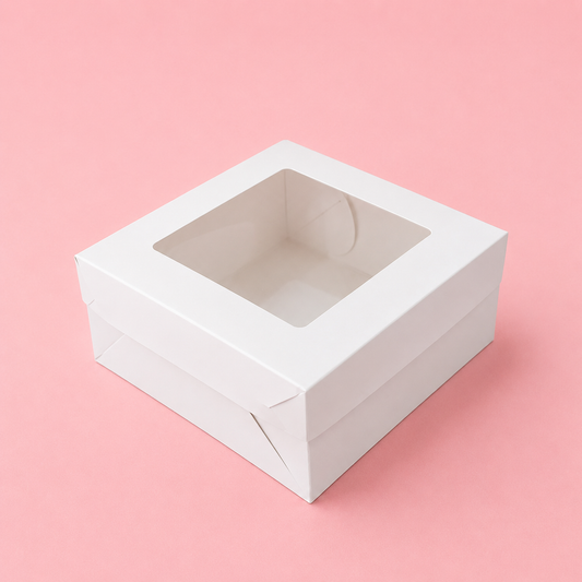 Caja 25x25x10cm con visor - TAR10