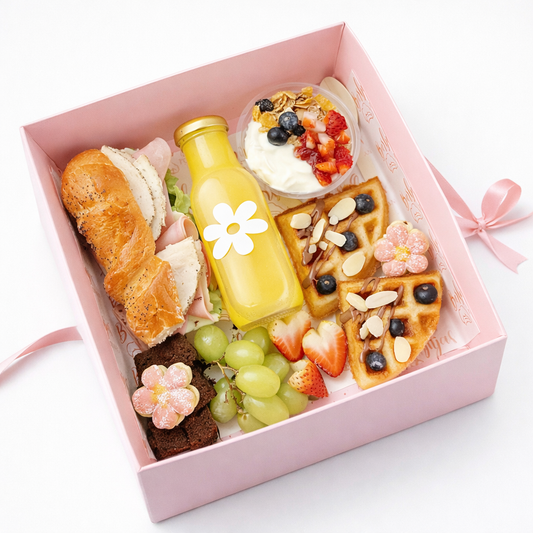 Caja 25x25x10cm Doble Pared Rosa - BX1.PP1