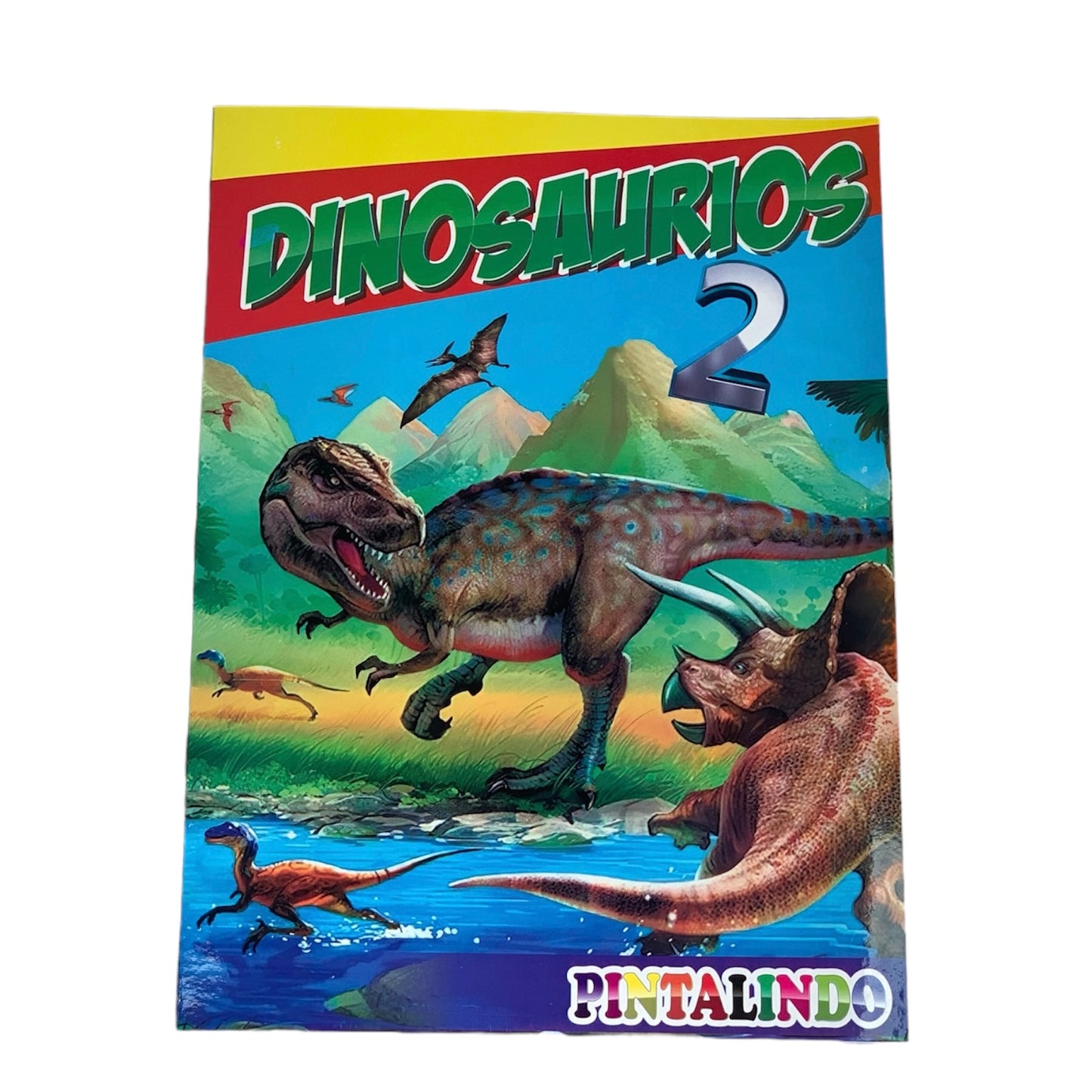 Dinosaurios 2 Libro (Grande) Pintalindo