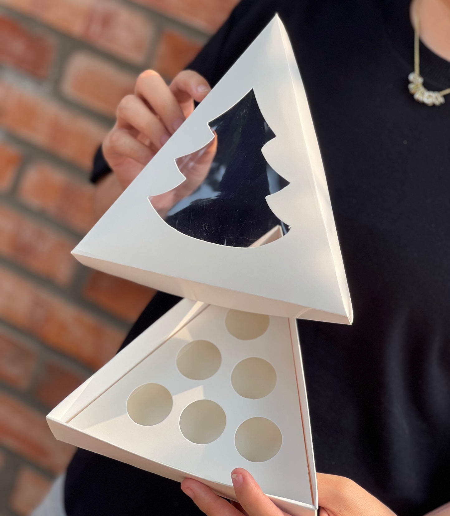 Caja Navidad Triangular - COD 640686