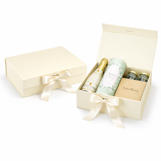 Caja Premium 29x22x10.5cm Beige Desplegable