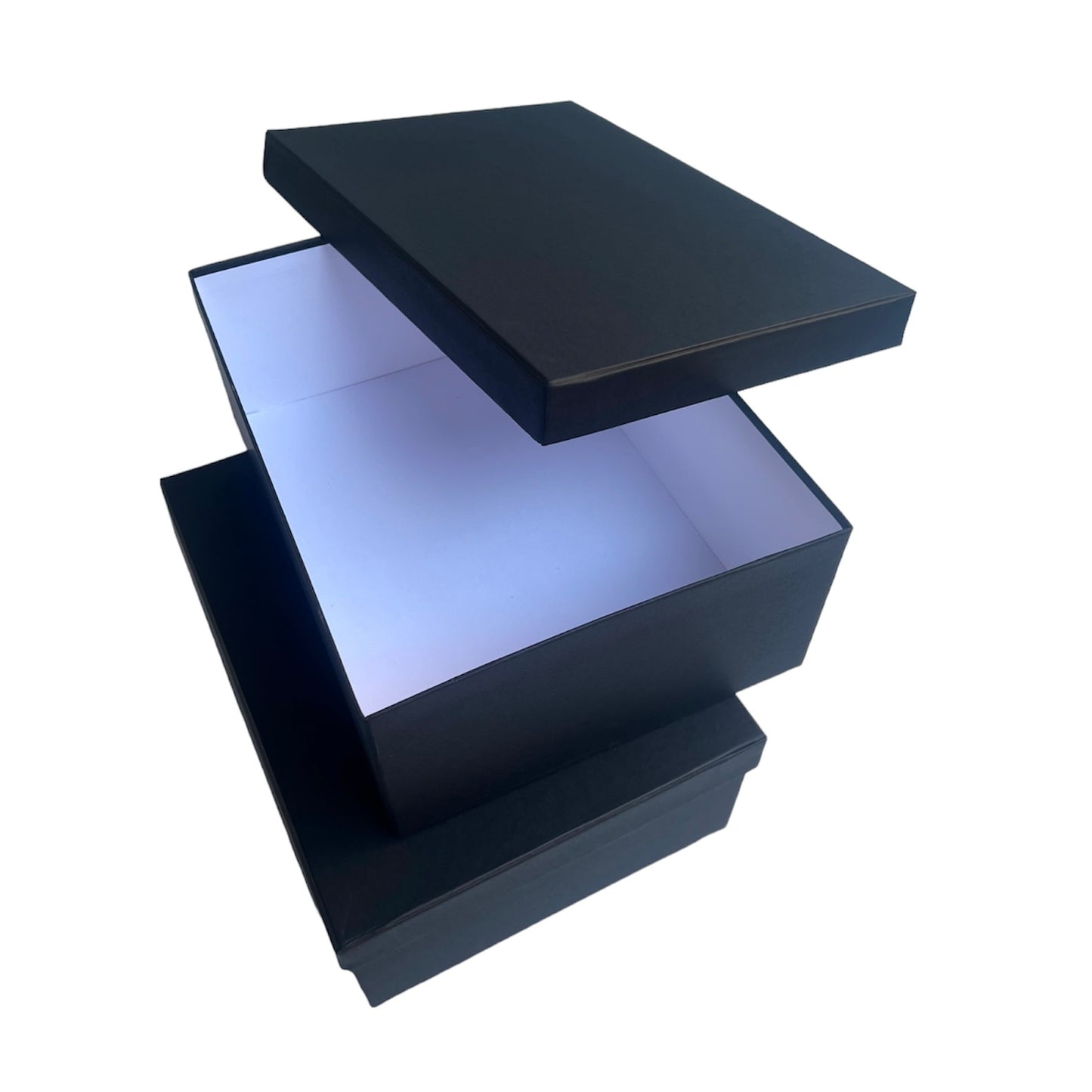 Caja Premium 28x21x9cm Negro - Tapa Separada