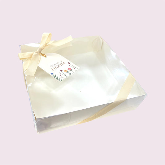 CAJA 20x20x5cm CON TAPA DE ACETATO - COD 639854