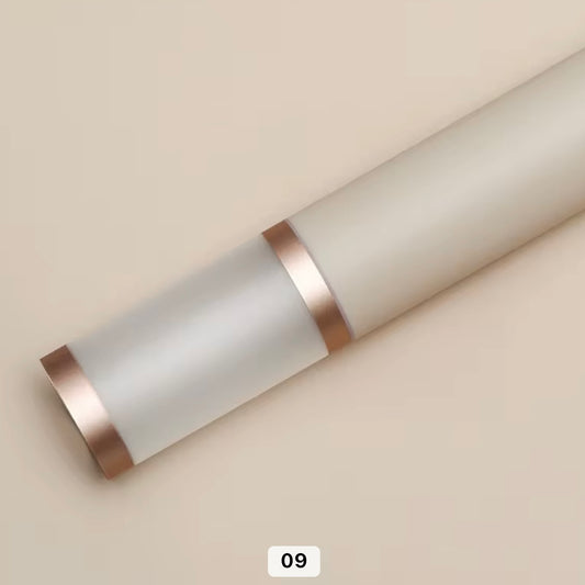 Papel Coreano con borde transparente y dorado NUDE - 58x58cm - (Paq de 20 und)