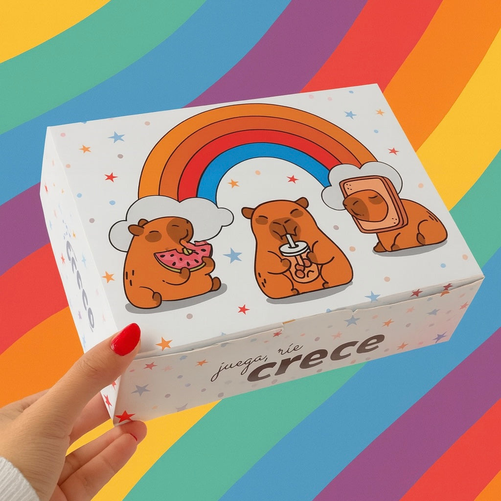 Caja Mágica Niños Capibara - 23x17x7cm