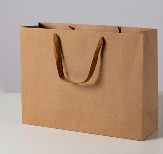 Bolsa Kraft de Lujo - 27x8x21cm