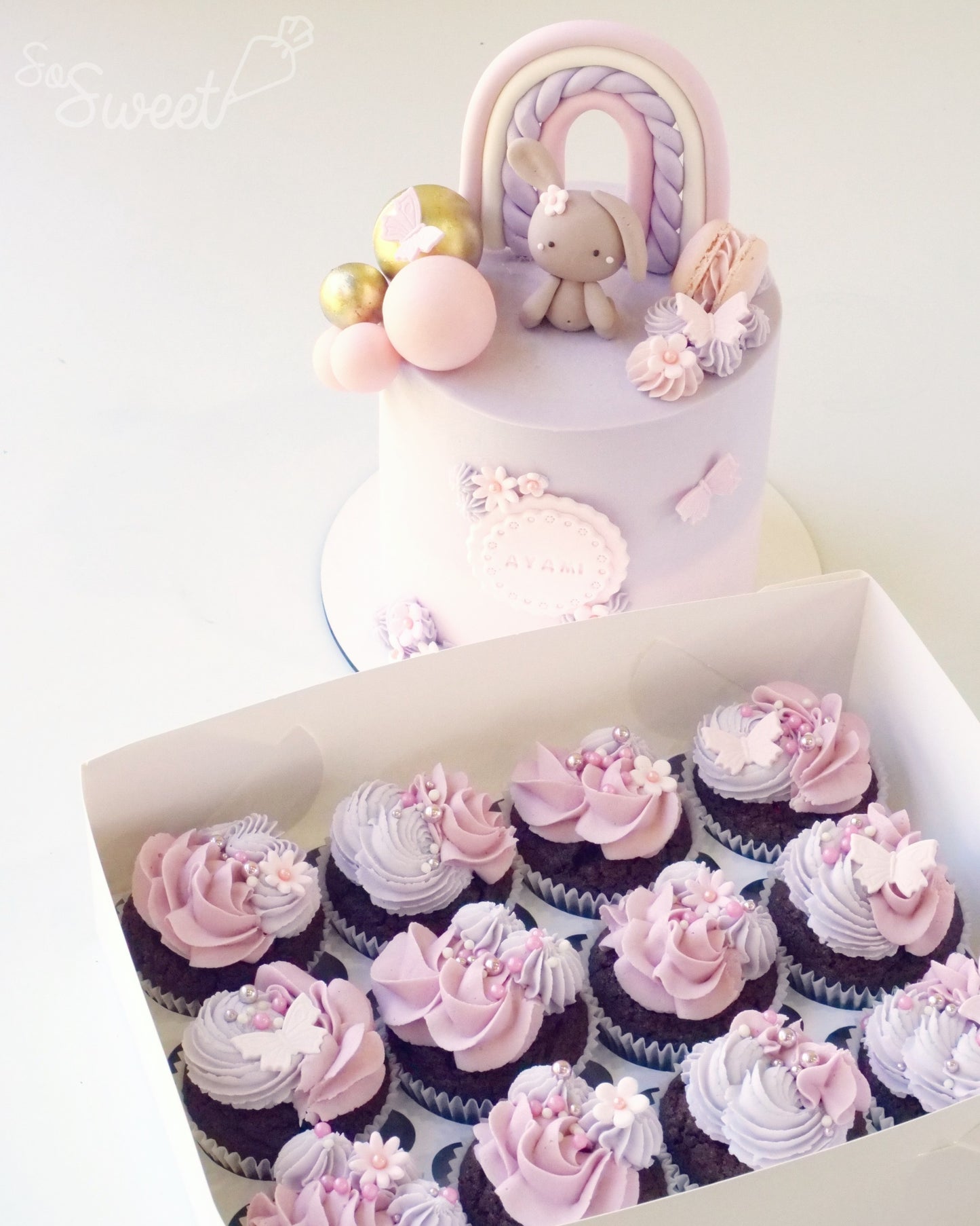 LET12 - Caja 29x22x9cm para 12 cupcakes