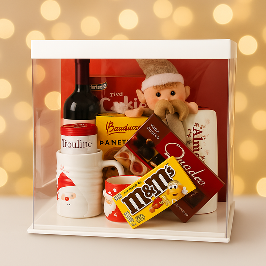 CUADRADA 30x30x34cm TRANSPARENTE- COD 642308