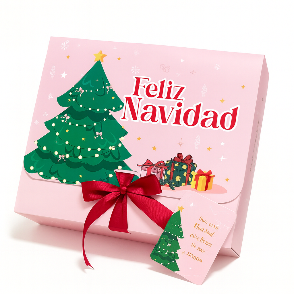 Caja Lazo 27x24x8.5cm Rosa - COD 642272