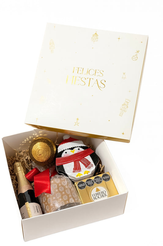 Caja 25x25x10cm Dorado - COD 642271