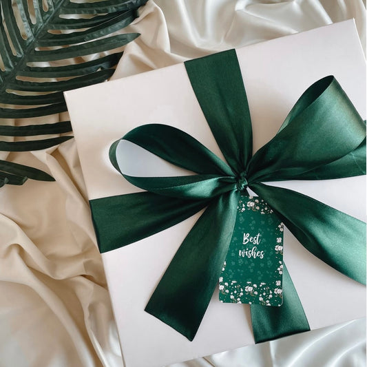 CINTA RASO 4CM X 20 METROS - VERDE OSCURO