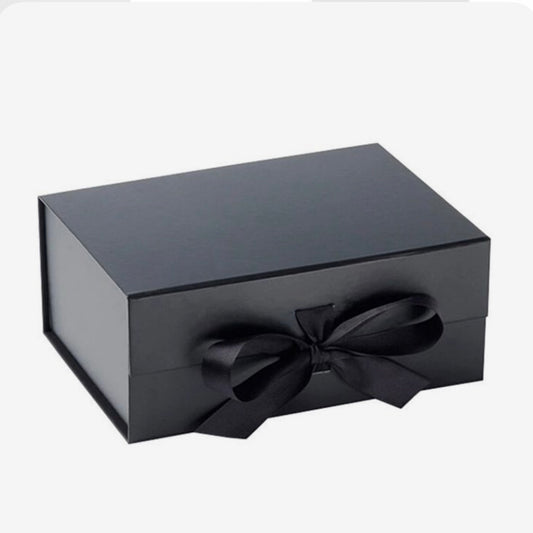 Caja Premium 22.5x16x8.5cm Negro Desplegable - COD 641973