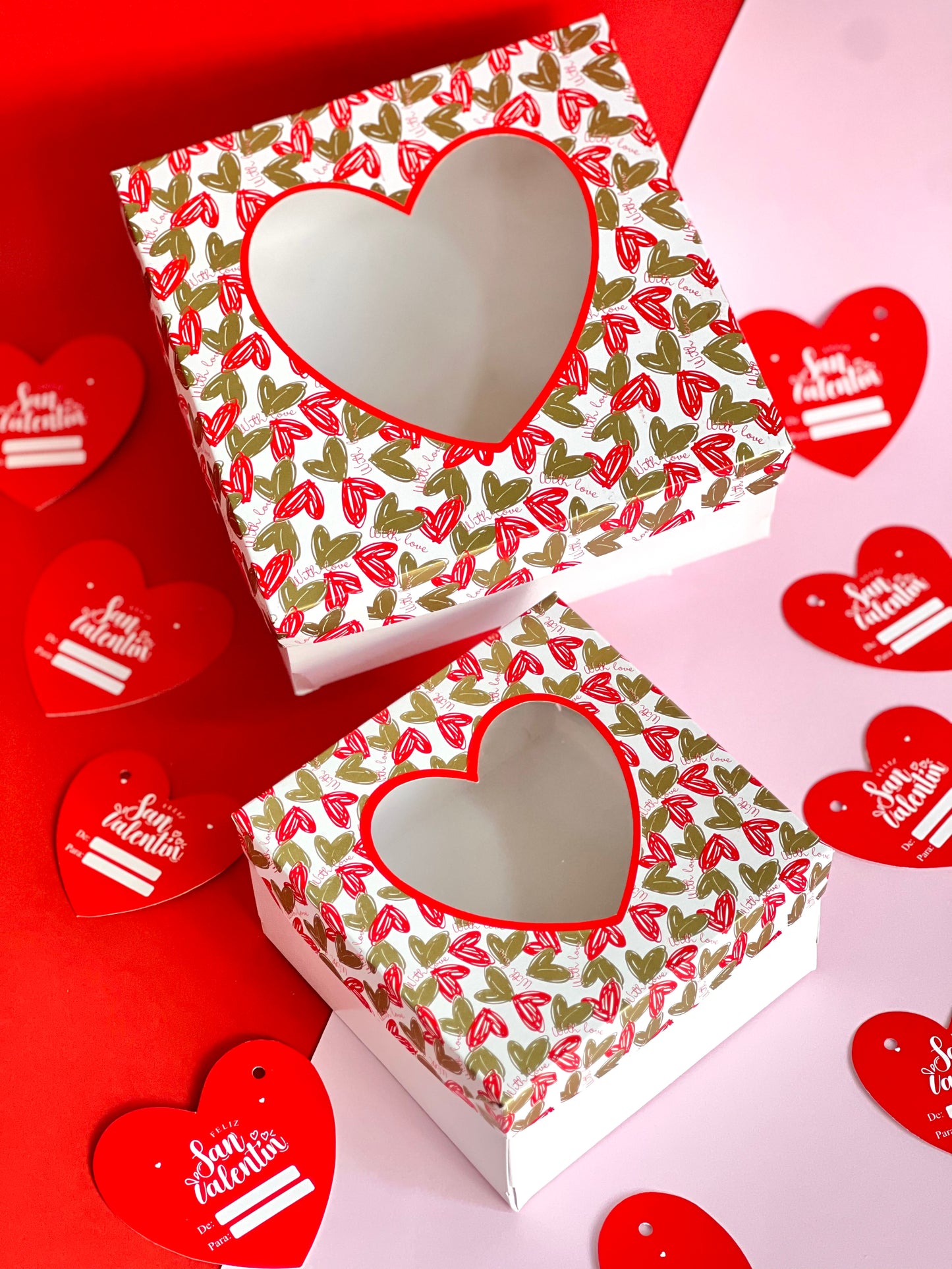 Caja Corazones 20x20x8.5cm SV4 - 639970