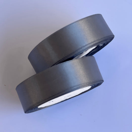 Cinta raso 25mm x 20 metros - Gris Oscuro - GRAY03