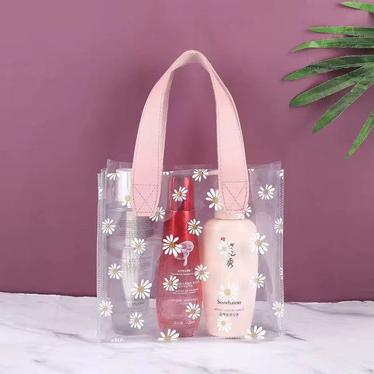 Bolsa PVC Margarita Rosa 20x10x18cm - COD 642373