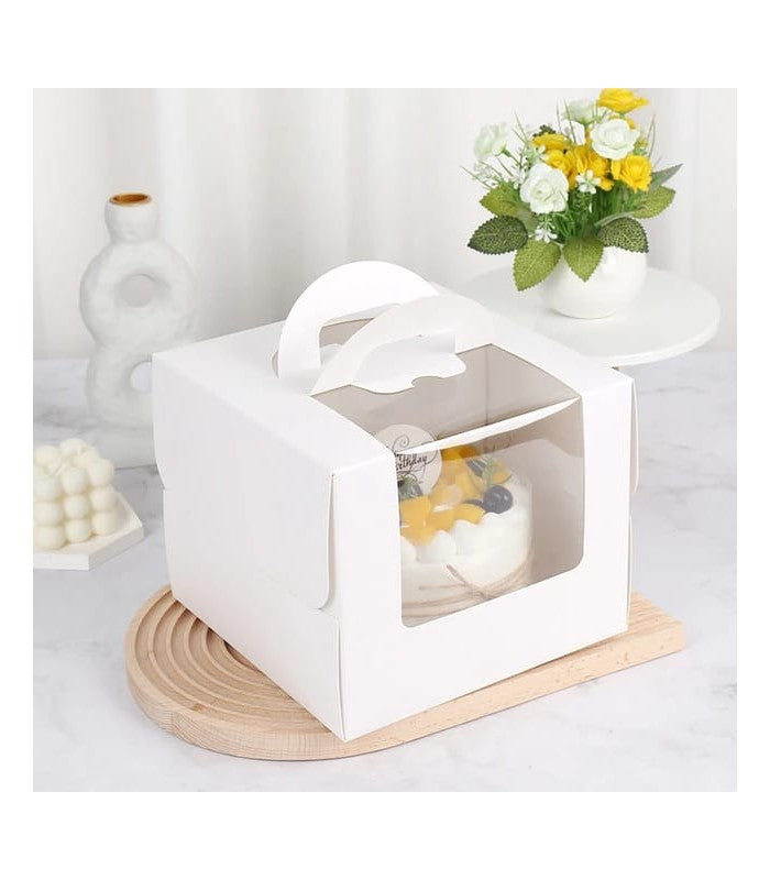 CAJA 26x26x17cm - INCLUYE BASE P/ TORTA