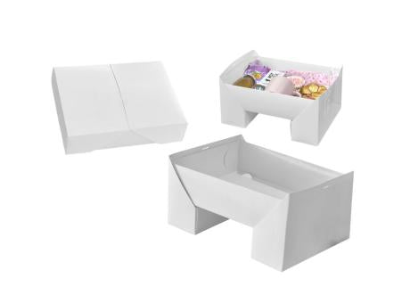 Caja 32x24x8cm Kit Mesa Blanco