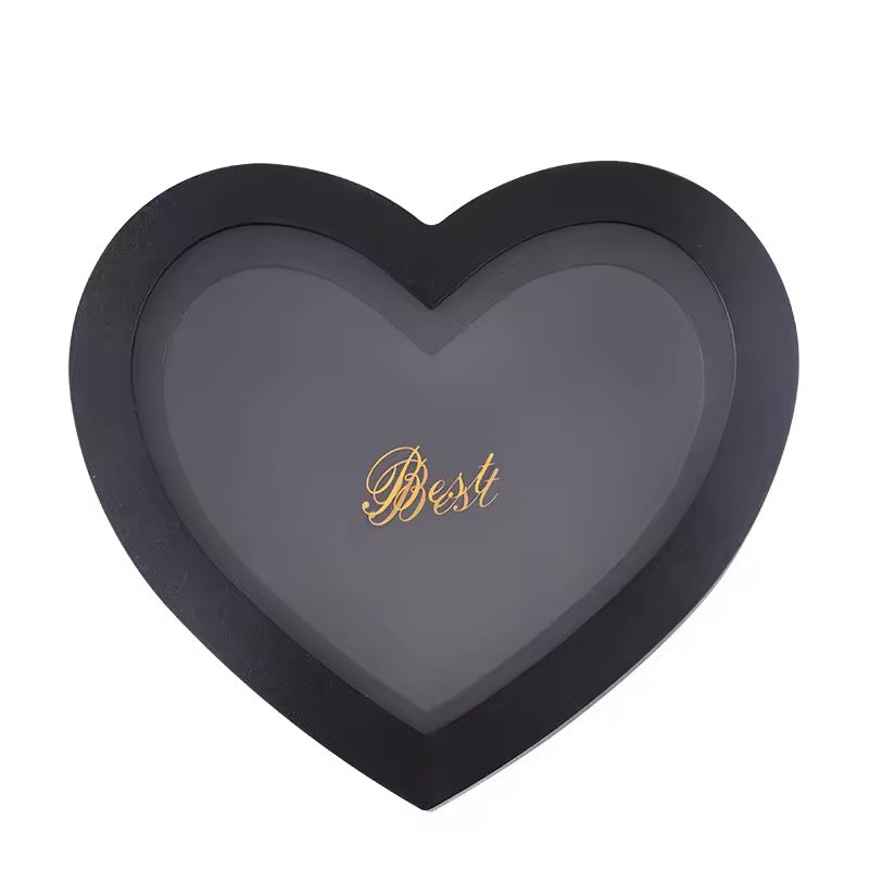 Caja Corazon con Visor “Best” - M (29x27x13cm) - Ideal madres