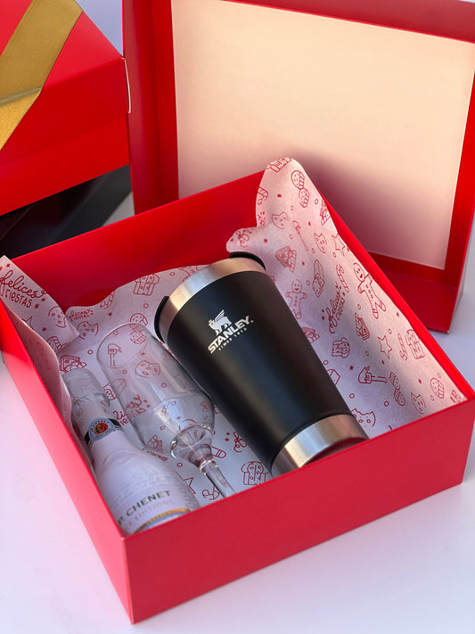 Caja 25x25x10cm Doble Pared Rojo - BX1.PP2