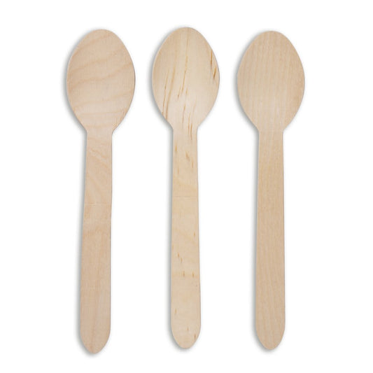 Cuchara de Madera 16cm - contiene 100 unidades