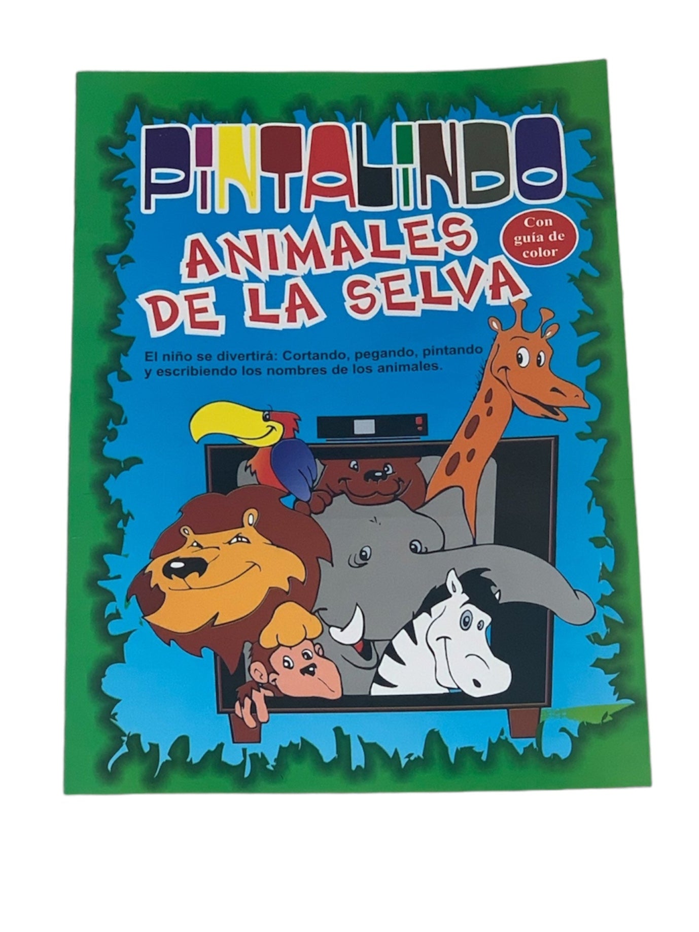 Animales de la Selva Libro (Grande) Pintalindo