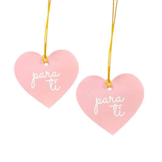 Tags “para ti” rosa - contiene 10 unidades - COD 641398