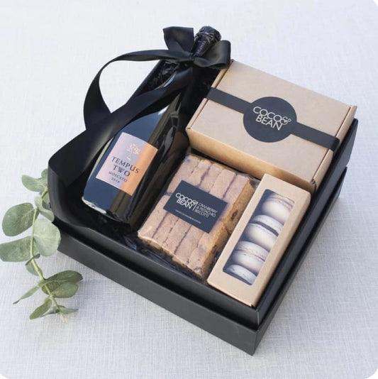 Caja 25x25x10cm Doble Pared Negro - COD 639944