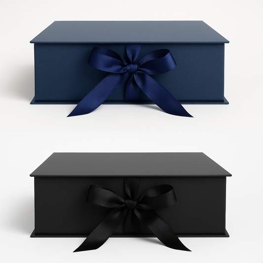 Caja Premium 30x30x10cm Tipo Libro con cinta frontal - (unidad)