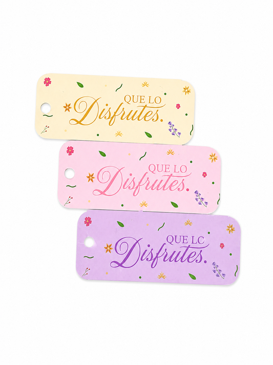 Tags “Que lo disfrutes”contiene 10 unidades