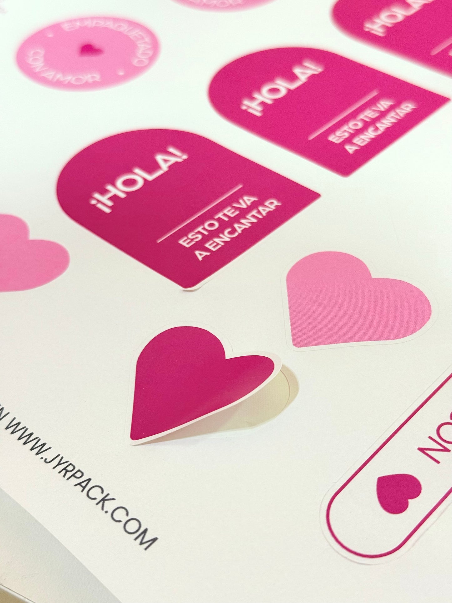 Stickers estándar A3 - diseño “amor”