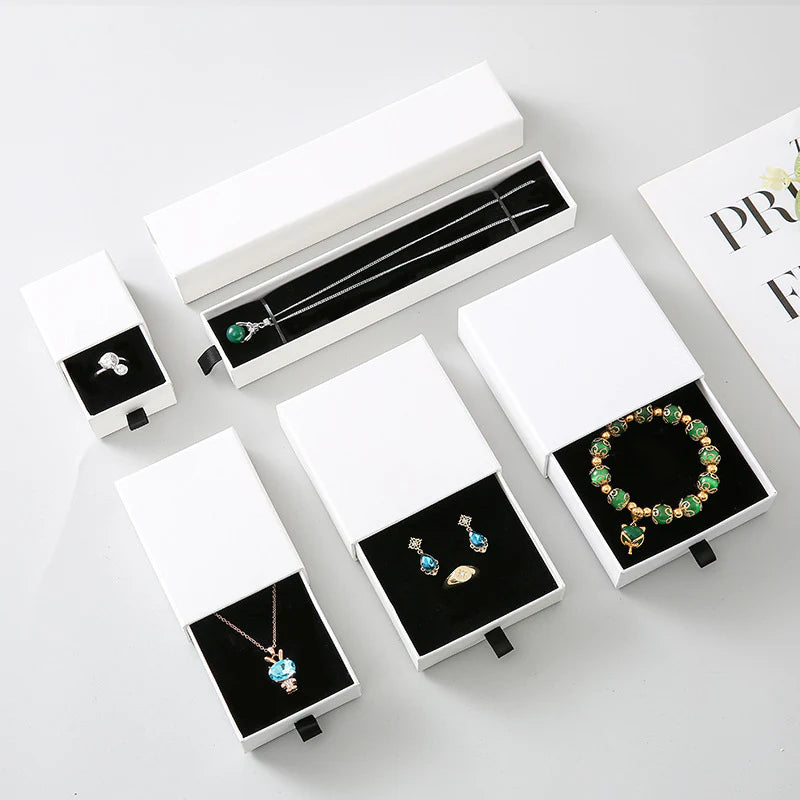 Caja Premium 9x9x3cm Joyas - Tipo Fosforo