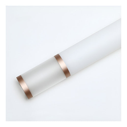 Papel Coreano con borde transparente y dorado BLANCO - 58x58cm - (Paq de 20 und)