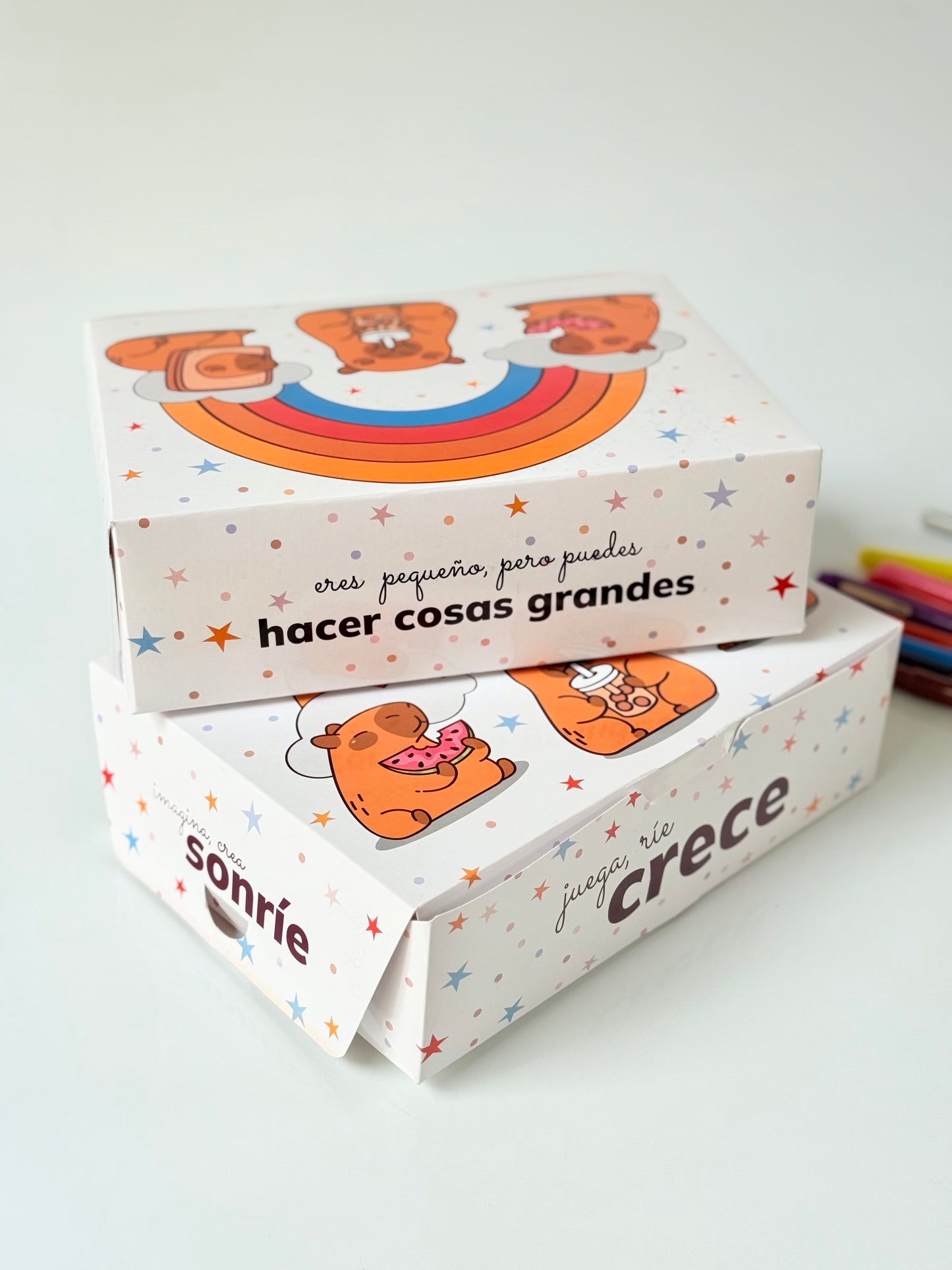 Caja Mágica Niños Capibara - 23x17x7cm