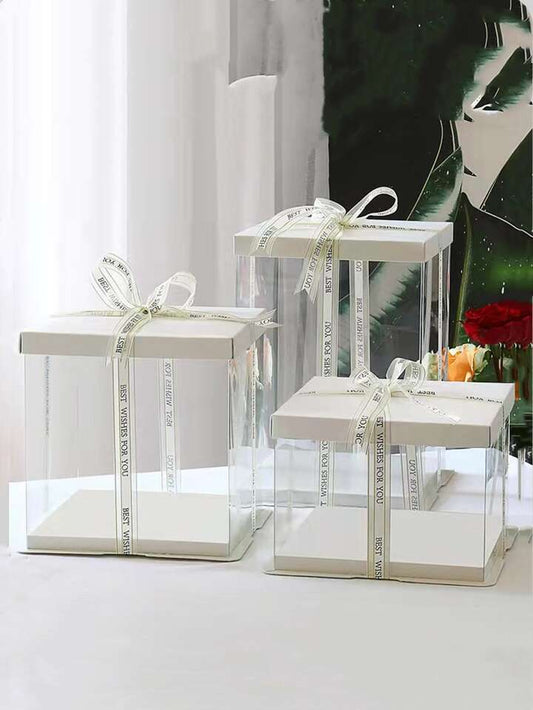 CAJA 18x18x13cm TRANSPARENTE -COD 640747