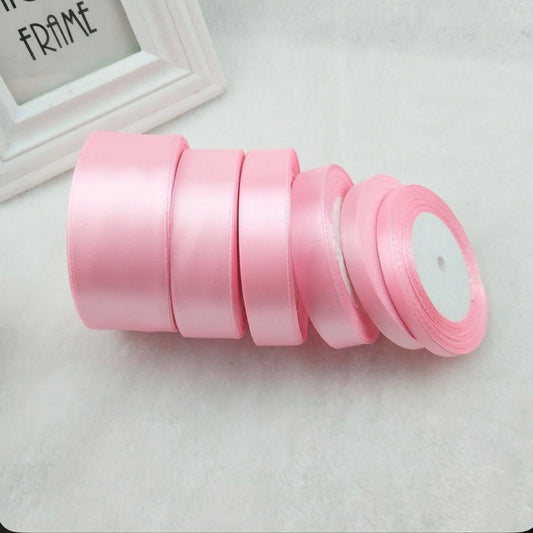 cinta raso 2.5CM x 20 metros - Rosa bebé