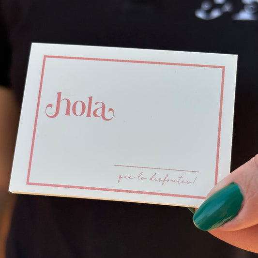 Tags “Hola” - contiene 10 unidades