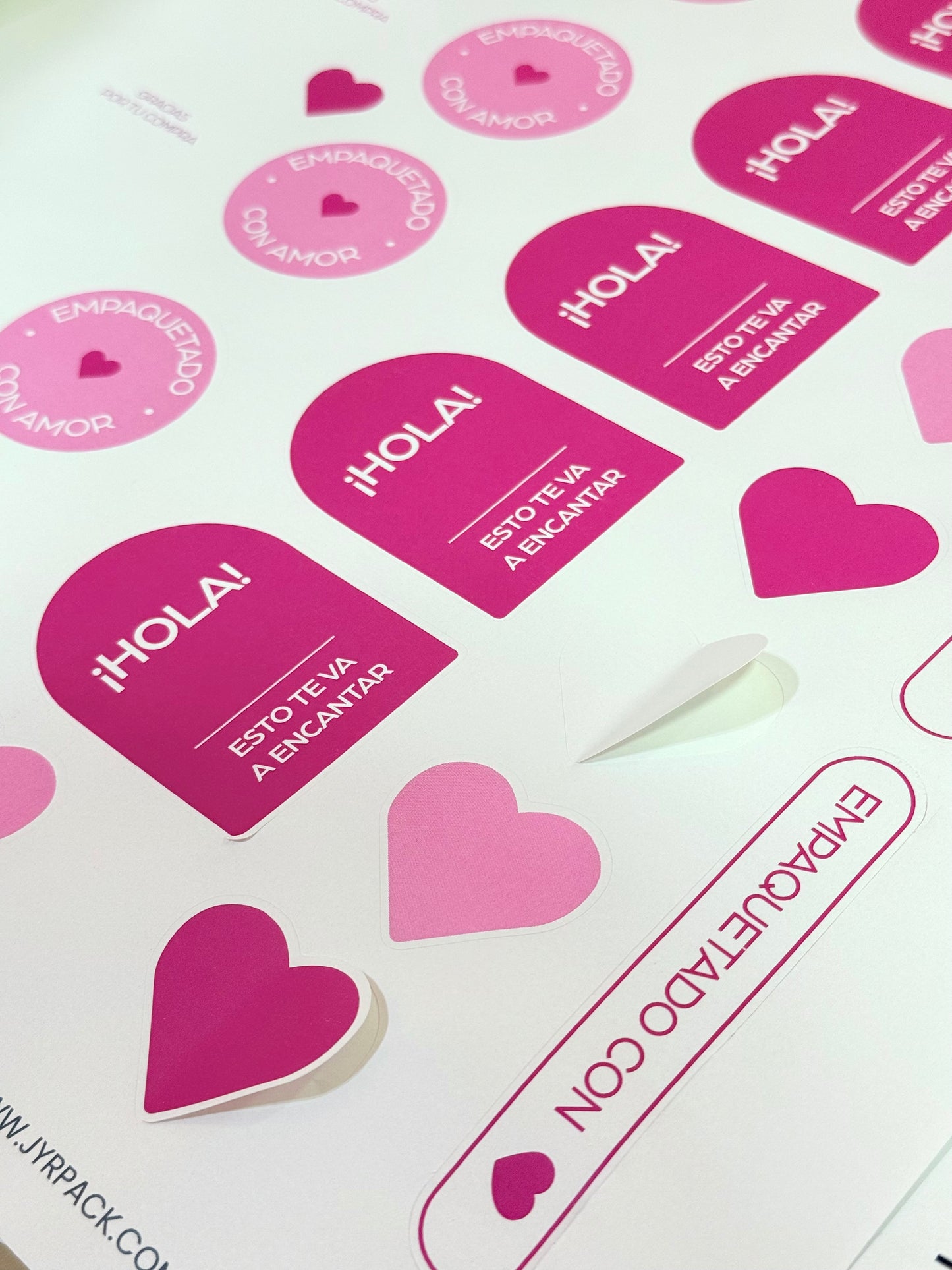 Stickers estándar A3 - diseño “amor”